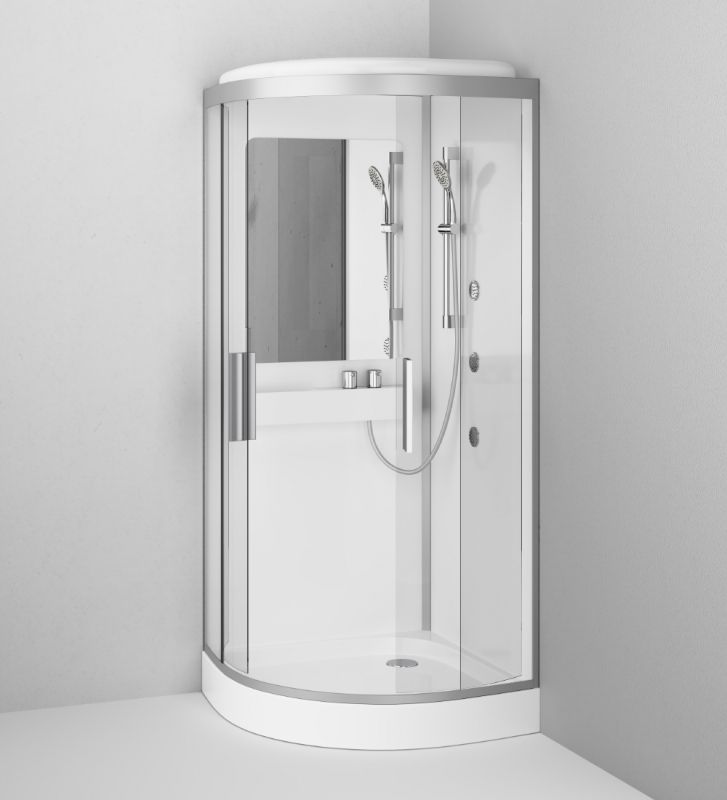 Душевая кабина AM.PM Like 90 W80C-019-090MTA64 с гидромассажем Душевая кабина AM.PM Like 90 W80C-019-090MTA64 с гидромассажем