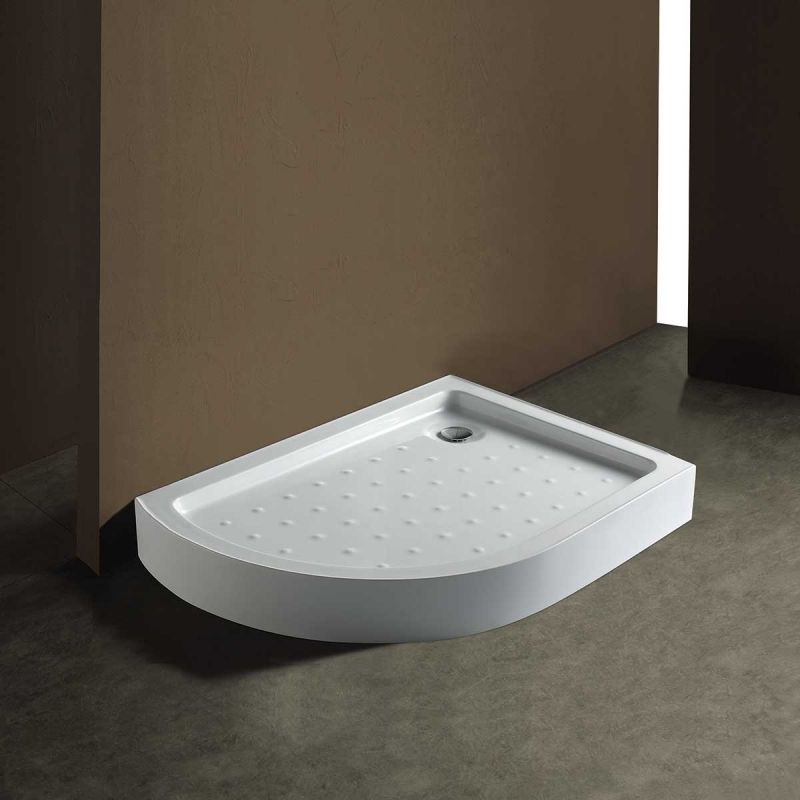 Акриловый поддон для душа Vincea VST-2AJ-1290R 120x90 с антискользящим покрытием