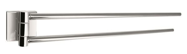 Gedy Fuji, полотенцедержатель двойной поворотный, цвет хром