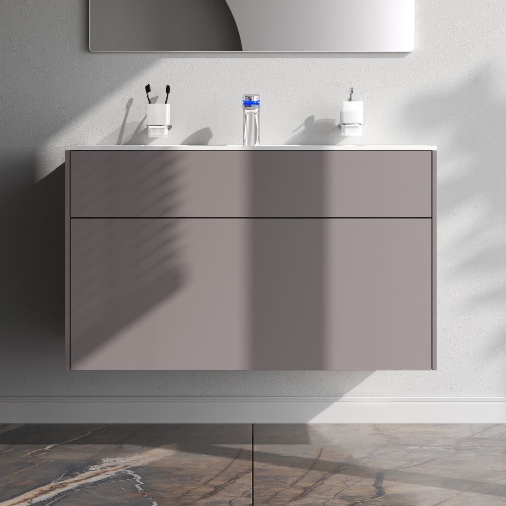 M50AFHX1003EGM Inspire V2.0, База под раковину, подвесная, 100 см, 3 ящика, push-to-open, элегантный M50AFHX1003EGM Inspire V2.0, База под раковину, подвесная, 100 см, 3 ящика, push-to-open, элегантный