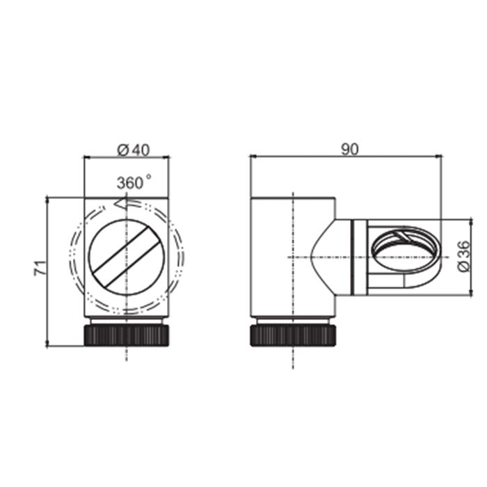Fima Carlo Frattini Outdoor Подвижный держатель для душа, цвет: нержавеющая сталь Fima Carlo Frattini Outdoor Подвижный держатель для душа, цвет: нержавеющая сталь
