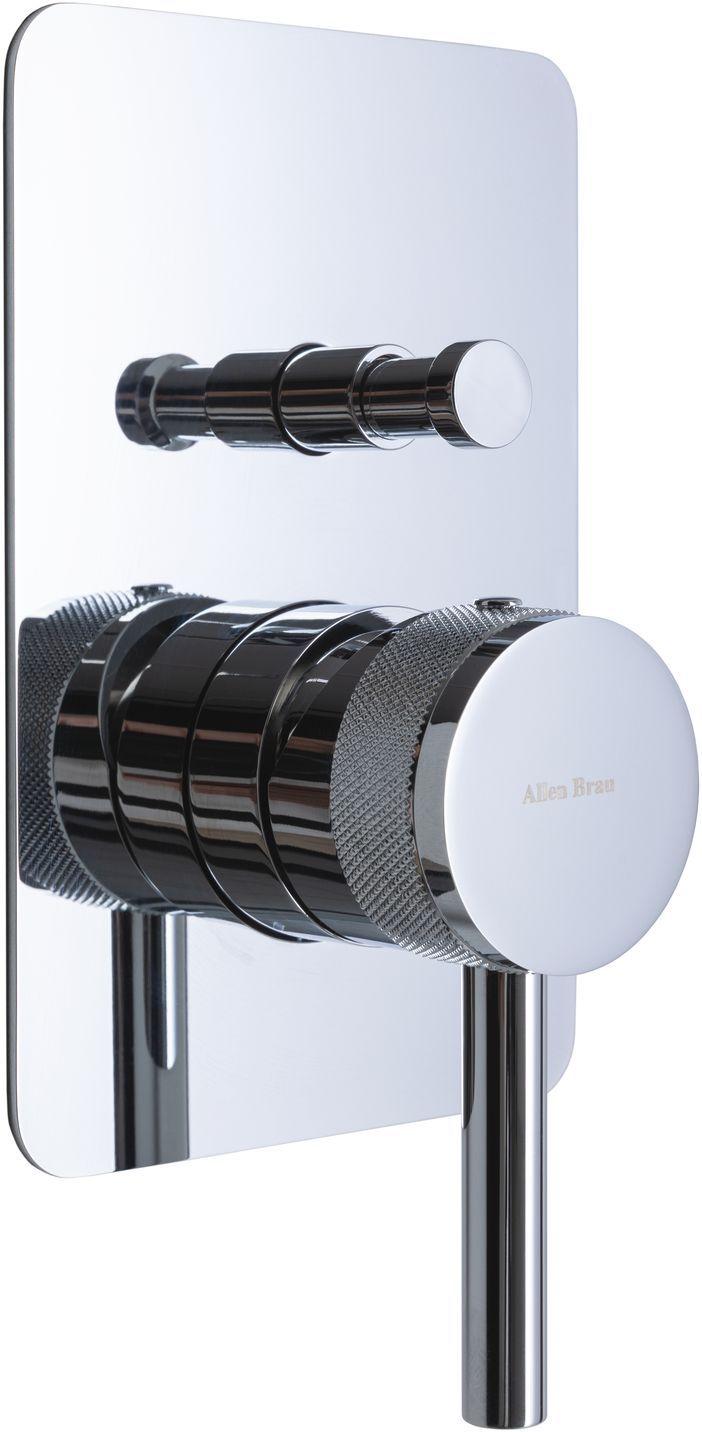 Смеситель для душа Allen Brau Priority X2 5.31011-00 (с внутренней частью, 2 выхода) хром, артикул 5.31011-00
