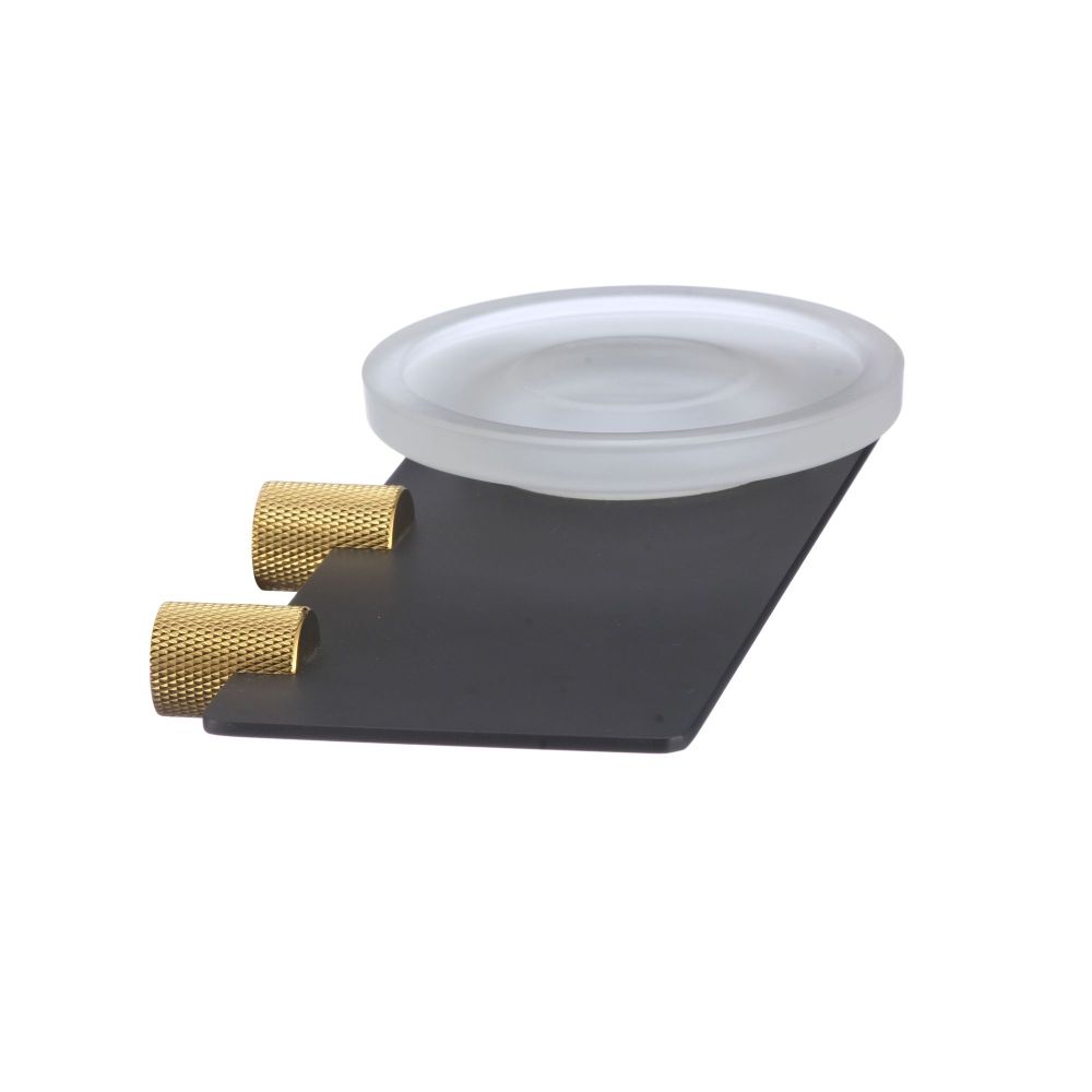 Мыльница Savol S-002159HB, черный/золото, артикул S-002159HB