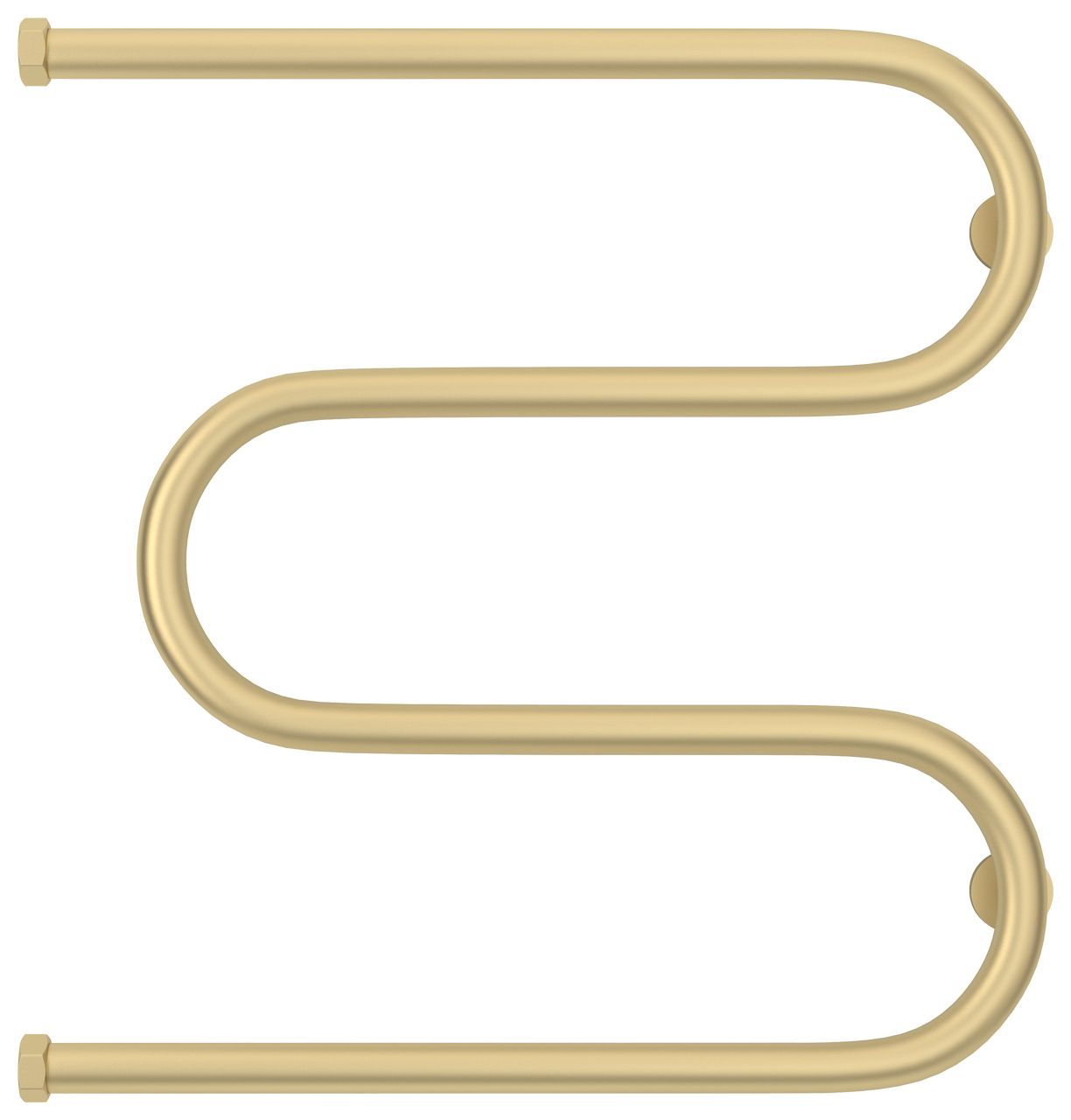 Полотенцесушитель водяной "М-обр.+" 600х600 Н. Г. 1" (Матовая шампань) Полотенцесушитель водяной "М-обр.+" 600х600 Н. Г. 1" (Матовая шампань)