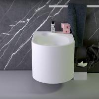 KNIEF Pearl Раковина отдельностоящая 50х40х90 см без перелива, цвет белый матовый (слив в пол)