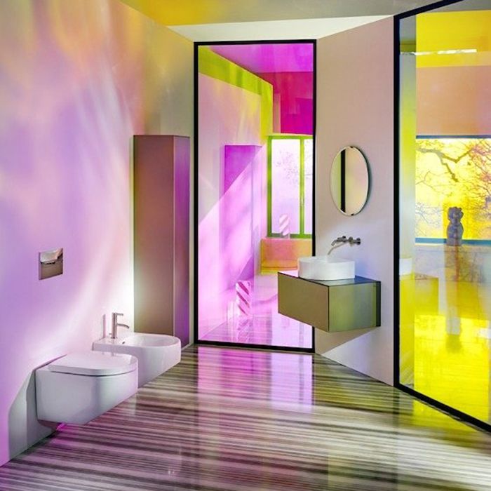 Laufen SONAR шкафчик под раковину, 1175х455х340 мм, 1 ящик, с отв.в центре,  для 812340, 812341, 812342, 812343, медь и черный мрамор