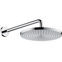 Верхний душ, Hansgrohe, Raindance S, тип установки-настенный, размер душевого диска, мм-300*300, форма-круглая, количество режимов-1, тип струи-RainAir, держатель-есть, размер держателя-460, цвет-хром Верхний душ, Hansgrohe, Raindance S, тип установки-настенный, размер душевого диска, мм-300*300, форма-круглая, количество режимов-1, тип струи-RainAir, держатель-есть, размер держателя-460, цвет-хром