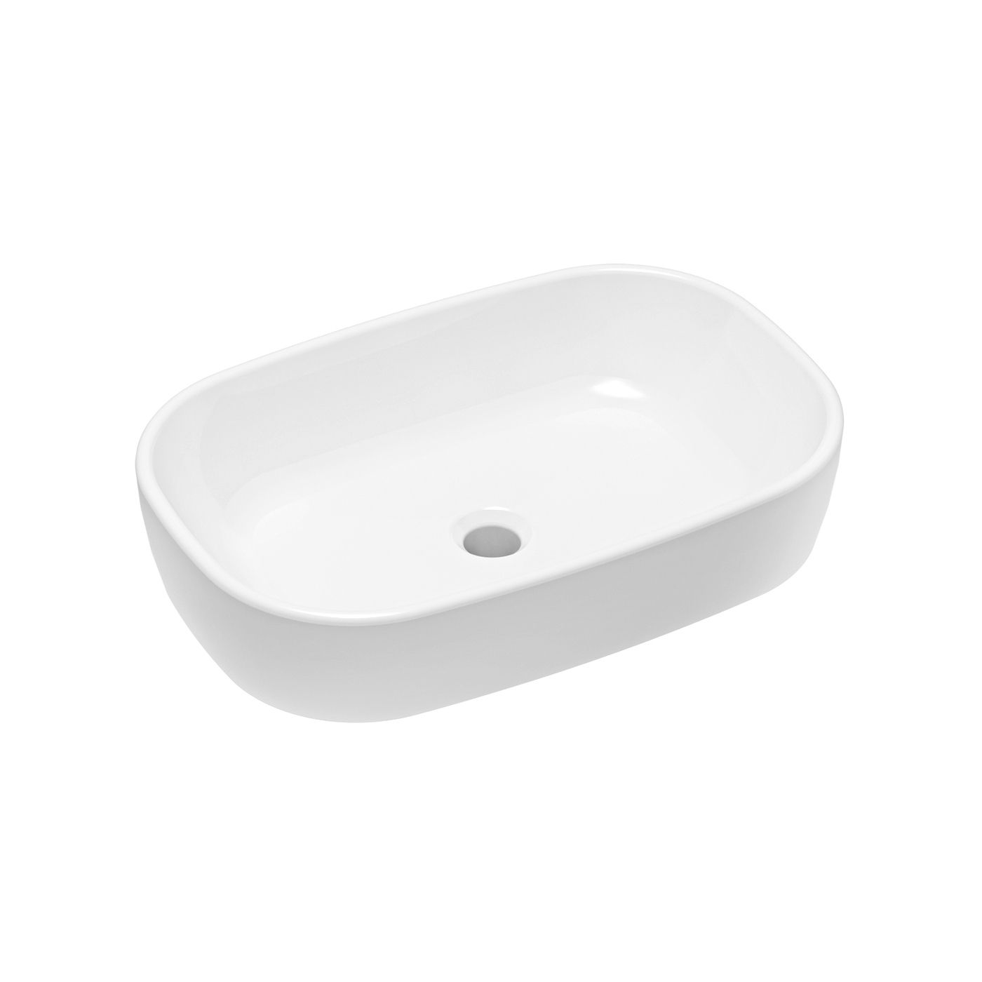 Раковина накладная для ванной комнаты Lavinia Boho Bathroom Sink 33311002, умывальник из фарфора, ширина 54 см