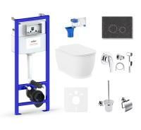 Комплект 10 в 1 Lavinia Boho Bell Pro Rimless 75110498, премиум с каменной клавишей