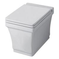 Disegno ceramica Neo, комплект напольного унитаза (выход в стену) с быстросъемным сиденьем  микролифт, цвет белый глянцевый