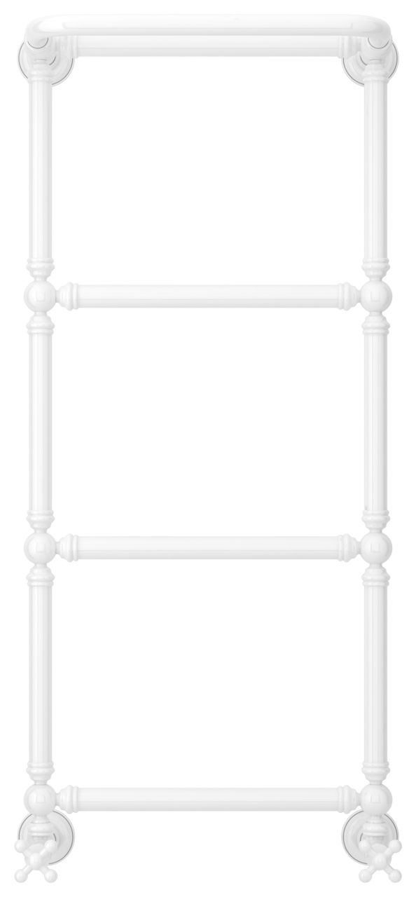 Полотенцесушитель водяной "Ренессанс 1386" 960х400 (БЕЛЫЙ)