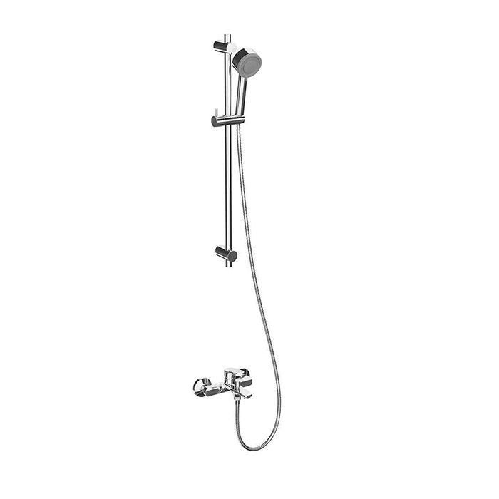 Смеситель для ванны NOTA  настенный с дивертором ванна/душ, без лейки, хром