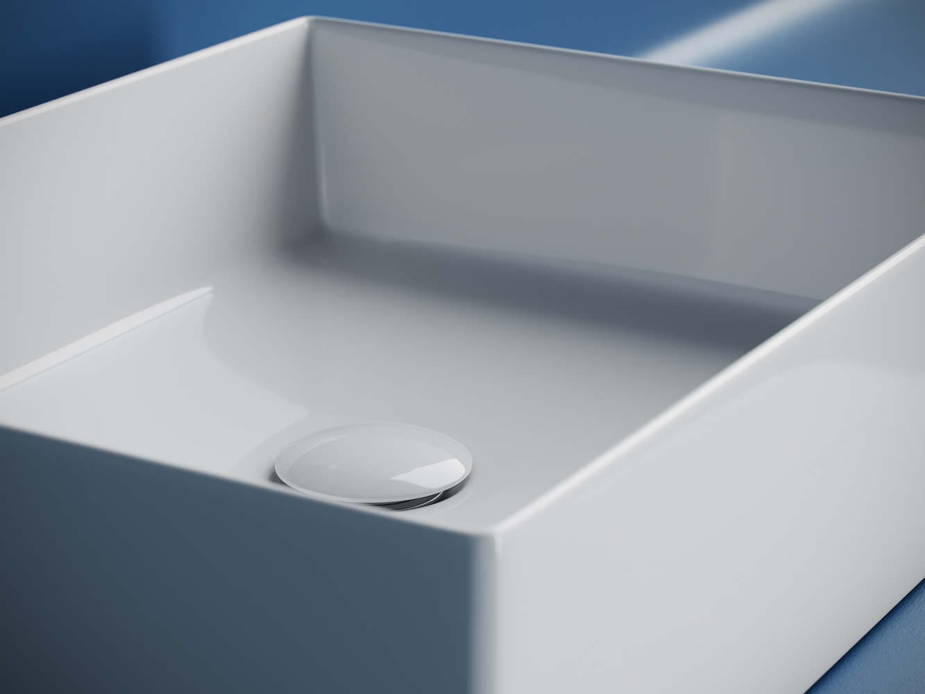 Раковина накладная прямоугольная Элемент (Element) 361x471x130, цвет белый, арт.CN6069, артикул CN6069