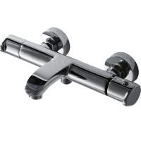 Смеситель для ванны Bravat Waterfall F673114C-01A-RUS с термостатом Хром