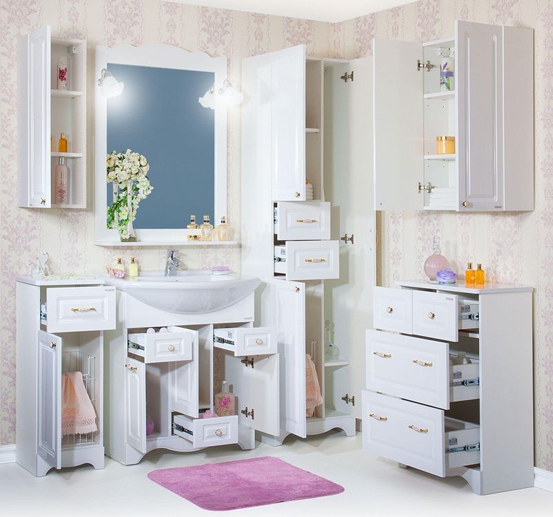 Подвесной шкаф Бриклаер Анна 65 Белый