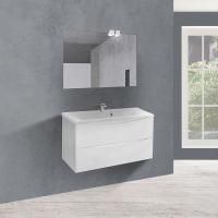 База под раковину Mia 900 подвесная, 2 выкатных ящика soft close, G.White