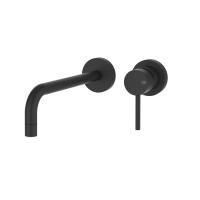 Gessi Emporio Via tortona Bнешняя часть для настенного смесителя с длинным изливом, без донного клапана, цвет: Black XL