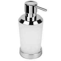 Colombo Road дозатор для жидкого мыла настольный-L0.25, цвет: хром/матовое стекло/стекло B9339 Colombo Road дозатор для жидкого мыла настольный-L0.25, цвет: хром/матовое стекло/стекло B9339