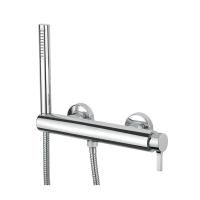 SIRIUS Смеситель для душа внешний моноком.с ручным душем, хром