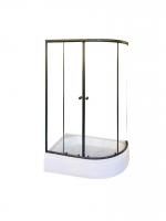 Уголок ZEM1201ВL душевой PARLY с поддоном (120х80х195)