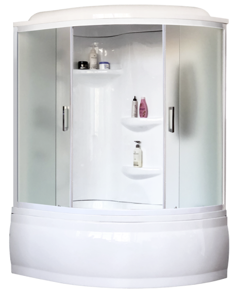 Душевая кабина Royal Bath  RB 140ALP-C (матовое) левая без гидромассажа