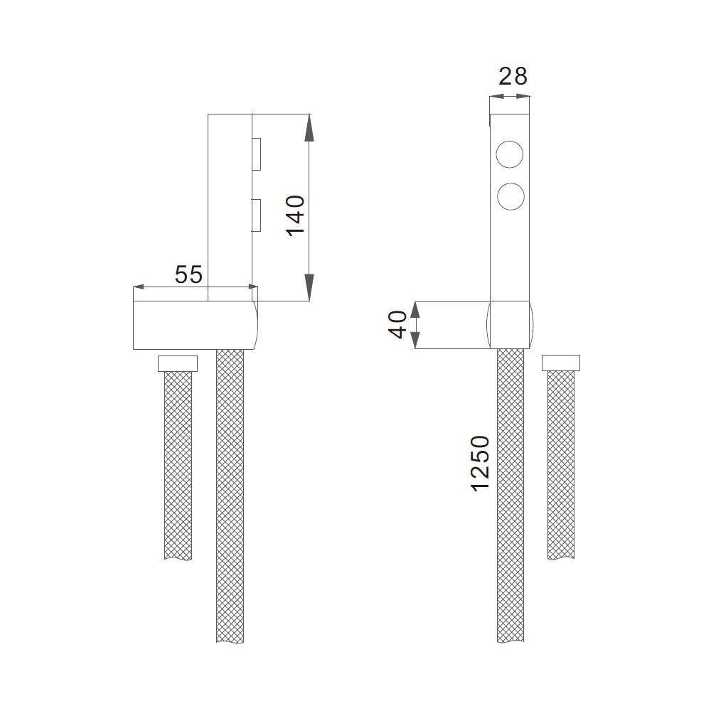 Гигиенический набор D-Lin D61039-A, черный