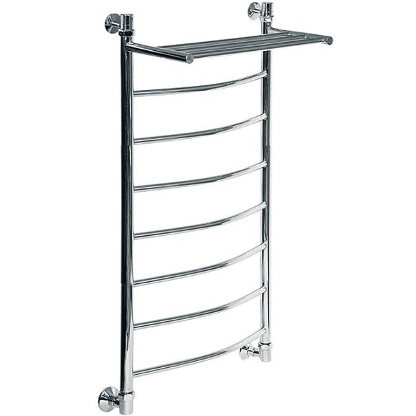 Водяной полотенцесушитель Ника Arc ЛД/ВП 120x50 с полкой Хром Водяной полотенцесушитель Ника Arc ЛД/ВП 120x50 с полкой Хром
