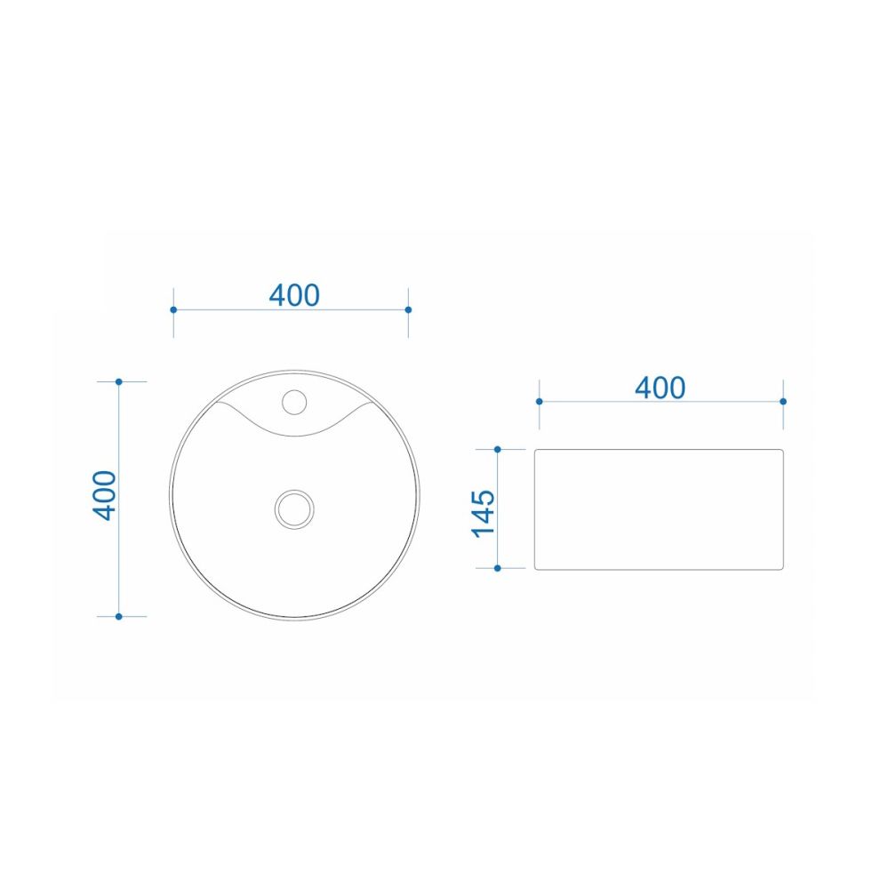 Раковина чаша Maretti EA13NS55-844, белая, артикул EA13NS55-844