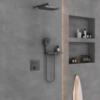 Душевой комплект VSFW-4211RGM встраиваемый, 2 режима, вороненая сталь
