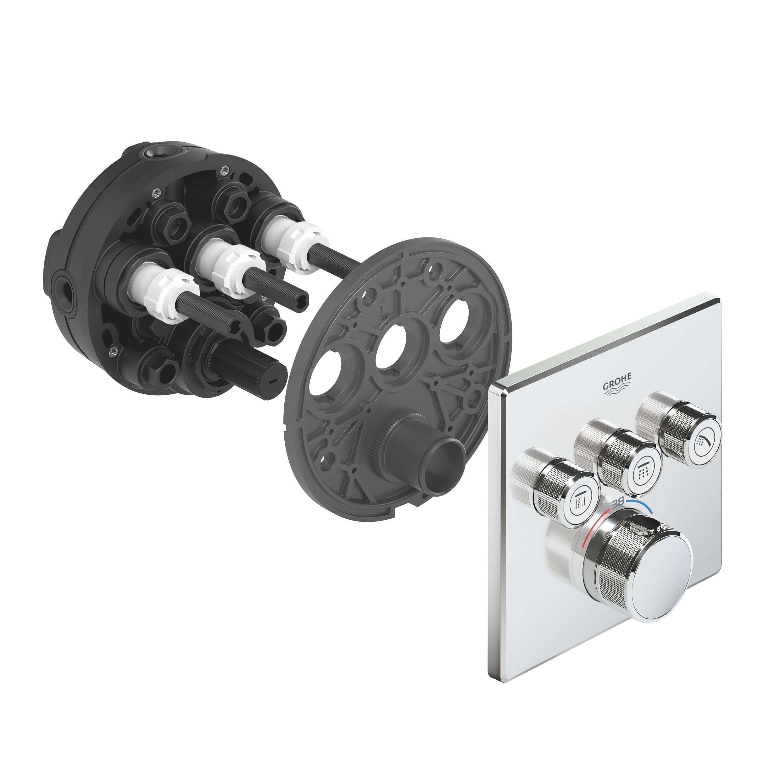 Готовый комплект для душа GROHE Grohtherm SmartControl (NSB0134)