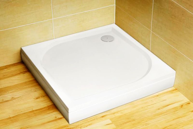Душевой поддон из искусственного камня Radaway Paros C 90x90x13 белый