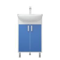 Тумба "Колор 50", синяя, Уют 50