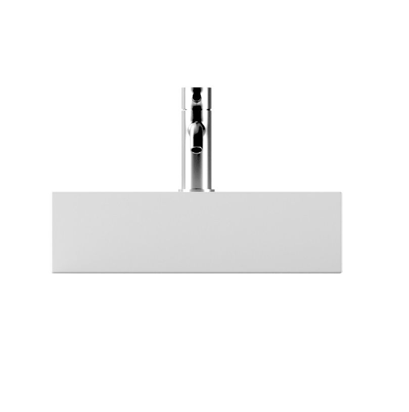 Alice Spy, подвесная прямоугольная раковина 40x30x11h см c крепежом fix01, цвет белый глянцевый, артикул 34120101