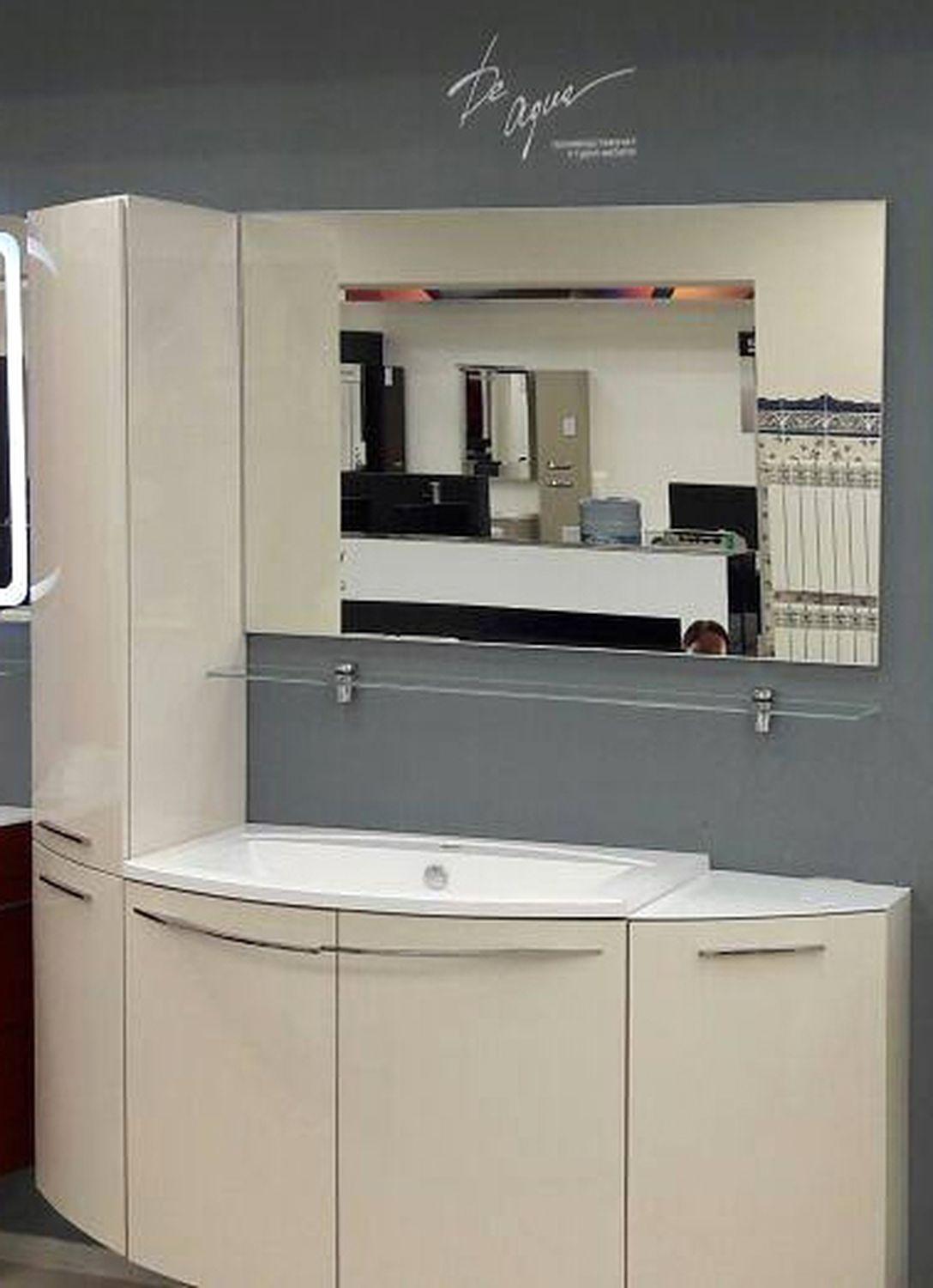 Тумба для ванной без раковины Тока 3 R белая