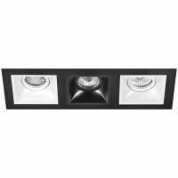 Комплект из светильников и рамки DOMINO Domino Lightstar D537060706
