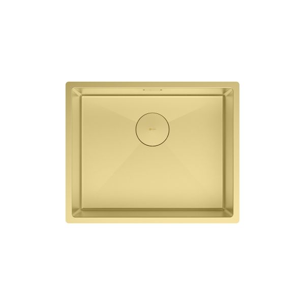 Кухонная мойка Lemark OLANGA 540 прямоугольная из нержавеющей стали цвет: светлое золото (9938126)
