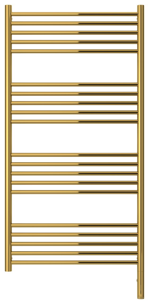 Полотенцесушитель электрический "БОГЕМА 3.0" прямая 1200х600 / МЭМ правый (Золото)