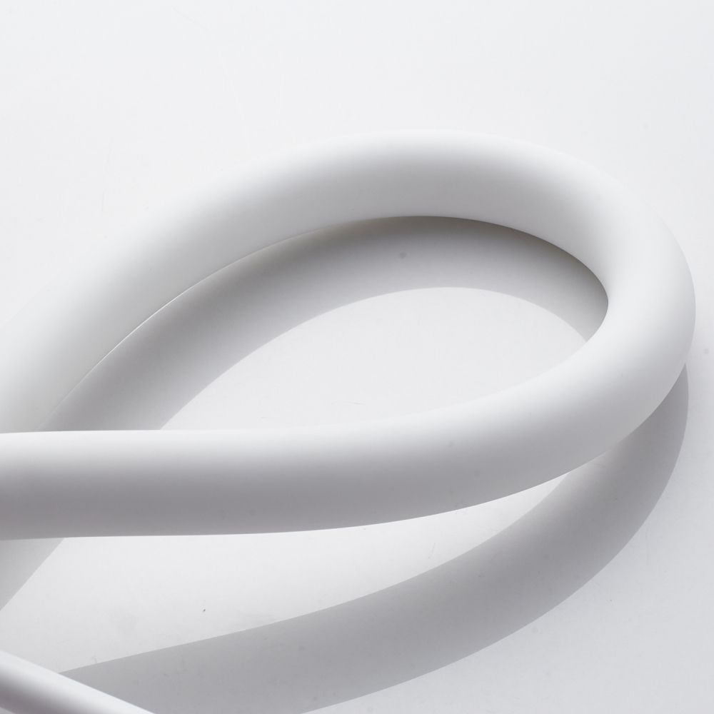 Смеситель для кухни с гибким изливом и режимом "душ" Shevanik S123C-1, белый