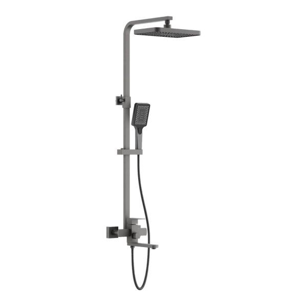 Душевая система BELZ B24817-3, оружейная сталь