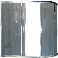 Шторка на ванну Royal Bath Azur RB150AZUR-G 150 профиль Хром стекло серое