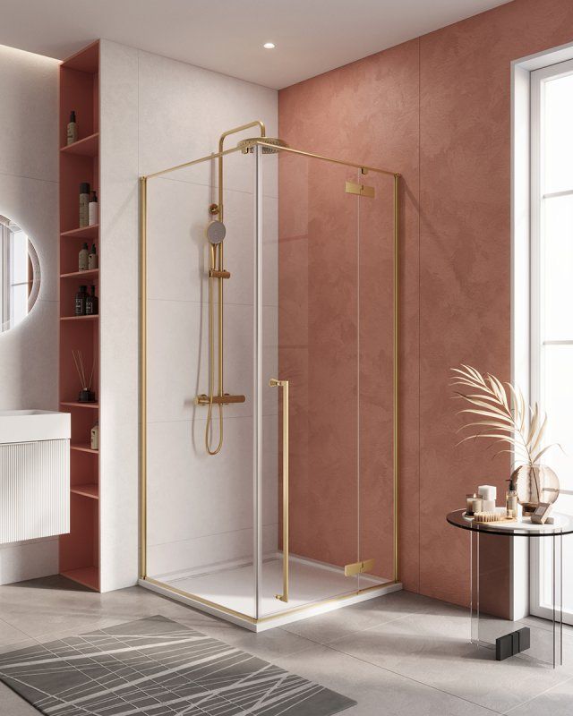 LINER-A-1-90-C-Cr-R Душевой уголок, артикул LINER-A-1-90-C-Cr-R