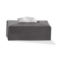 Салфетница, Decor Walther, Nappa KB, ширина, мм-240, глубина, мм-125, высота, мм-90, материал-натуральная кожа, цвет-дымчато-серый