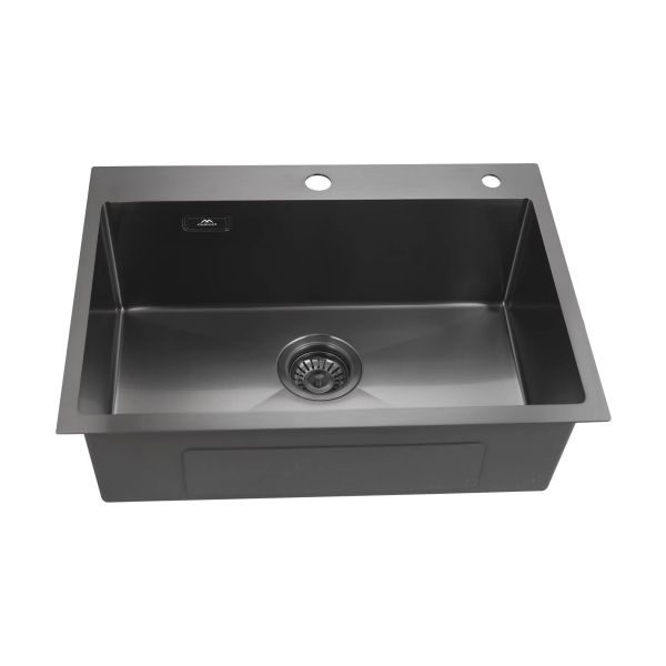 Кухонная мойка из нержавеющей стали Fashun 21M Комплект AS5545-17, графит
