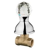 Вентиль запорный Webert Karenina KA690101 Хром кристалл Swarovski Вентиль запорный Webert Karenina KA690101 Хром кристалл Swarovski