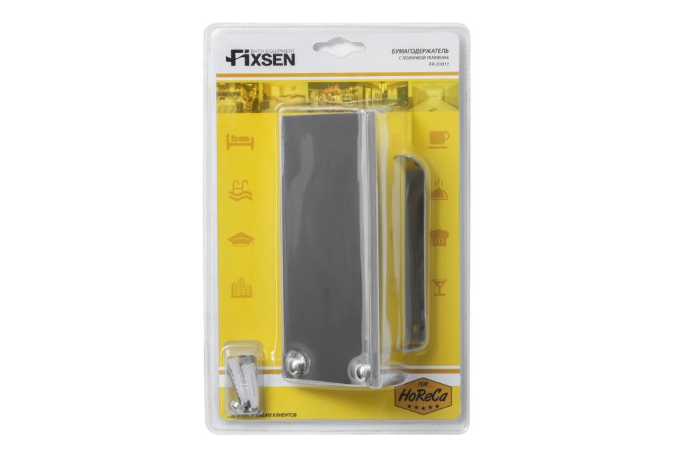 Держатель туалетной бумаги Fixsen Hotel FX-31011 Хром, артикул FX-31011