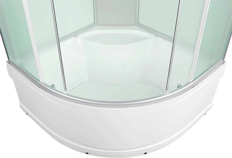 Душевая кабина Erlit Comfort ER2509TP 90x90 с гидромассажем профиль Матовый хром стекло матовое Душевая кабина Erlit Comfort ER2509TP 90x90 с гидромассажем профиль Матовый хром стекло матовое