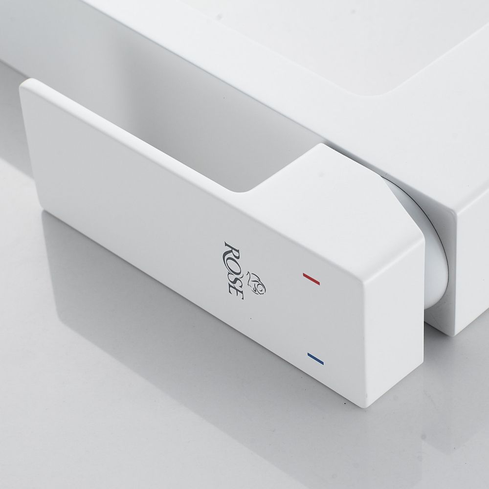 Смеситель для раковины высокий Rose R18C R1811C-1, белый