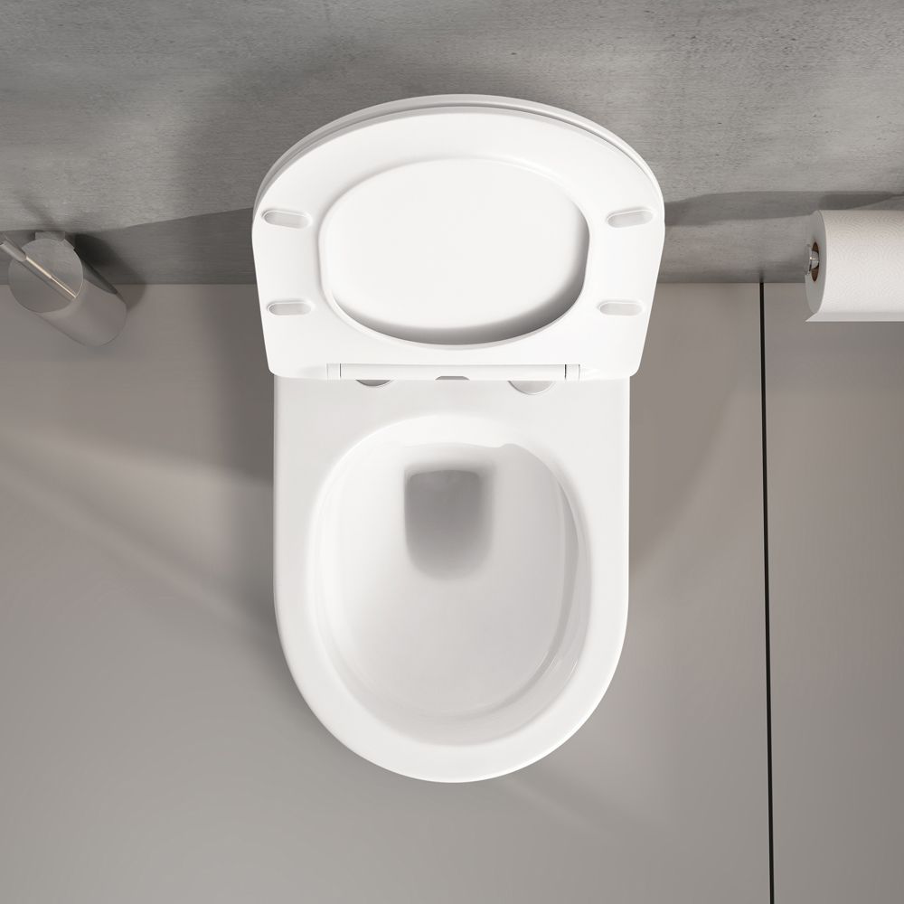 Унитаз подвесной WesnaArt NOVA TORNADO 214-NOV03, белый