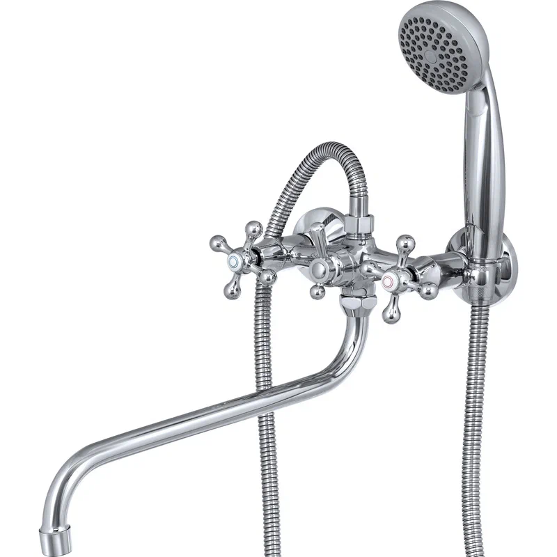 Смеситель для ванны Славен СЛ-ДВ-А31, хром