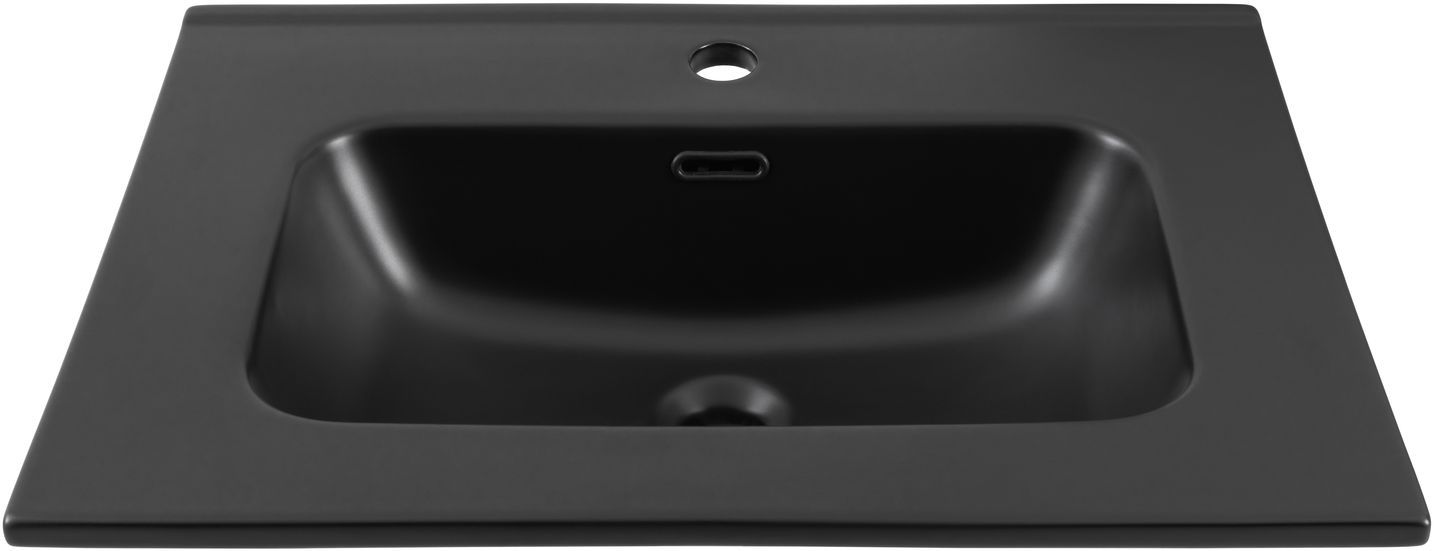 Раковина Aquanet Flat 60 черная матовая Раковина Aquanet Flat 60 черная матовая